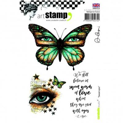 Carabelle Studio Cling Stamps - Sweet Eyes